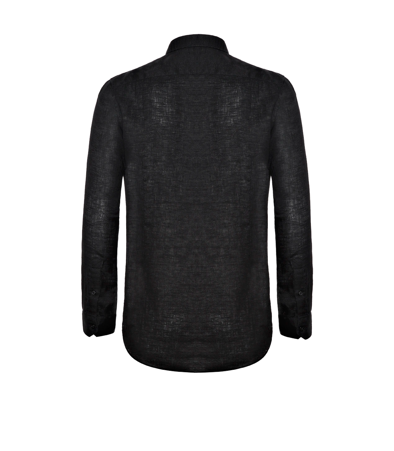 Linen Shirt Albini Black - Barthelemy