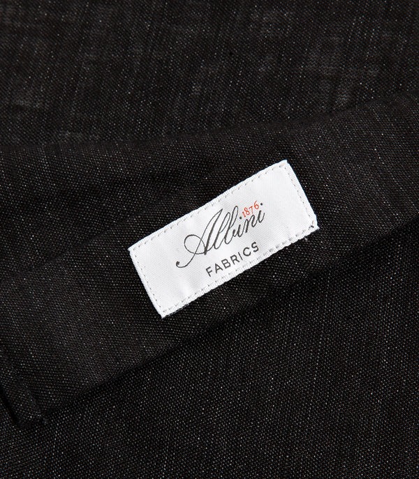 Linen Shirt Albini Black - Barthelemy