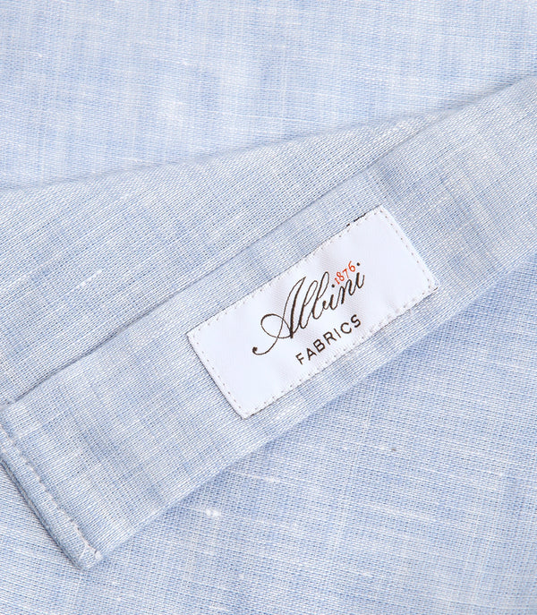 Linen Shirt Albini Light Blue - Barthelemy