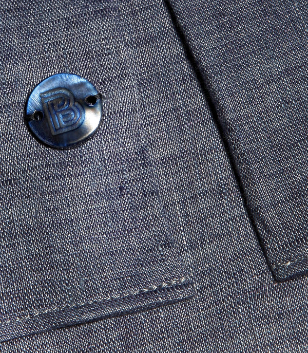 Linen Shirt Albini Blue Jeans - Barthelemy
