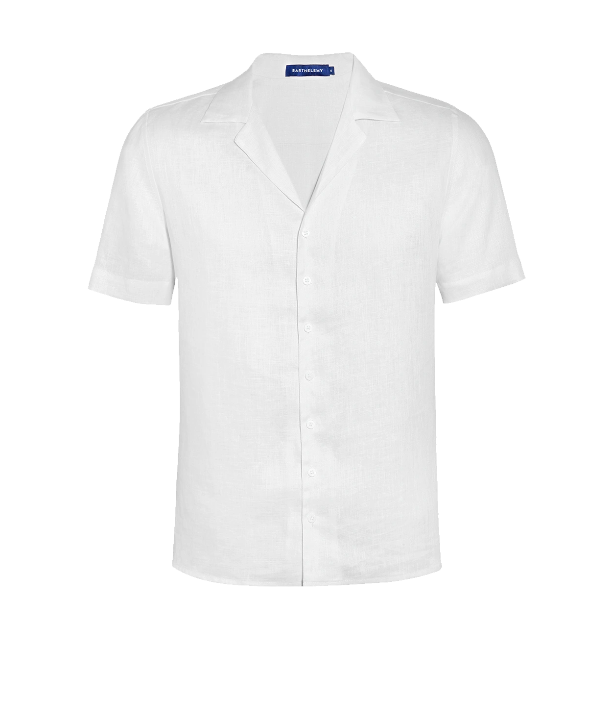Voyage Linen Shirt White - Barthelemy