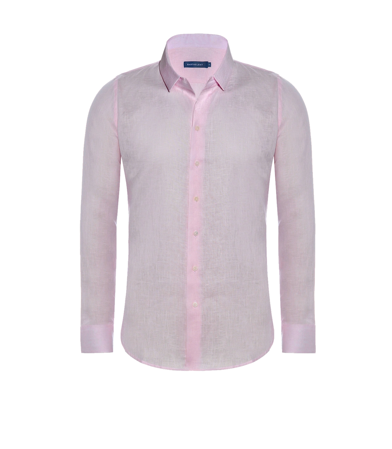 Tailored Linen Shirt Candy Pink - Barthelemy