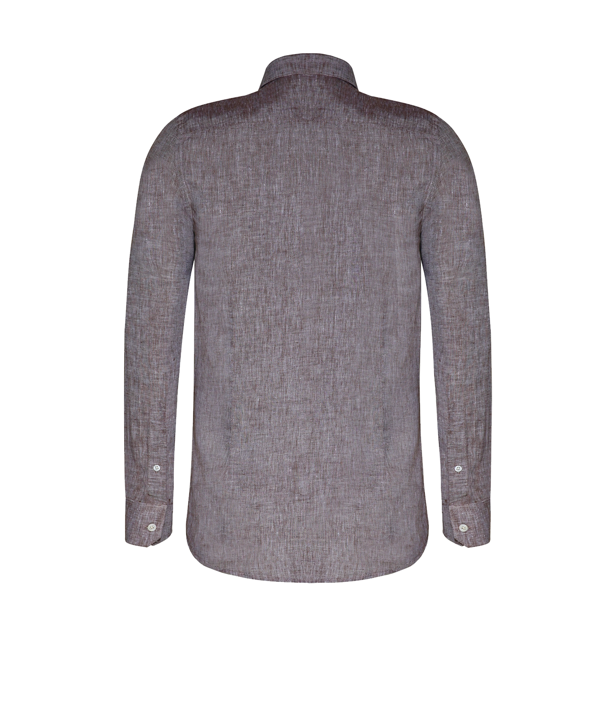 Tailored Linen Shirt Mocha - Barthelemy