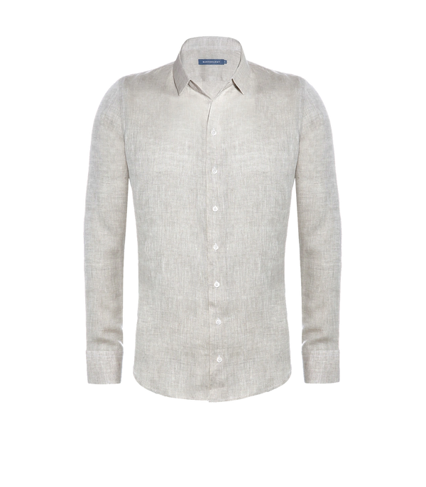 Tailored Linen Shirt Natural - Barthelemy