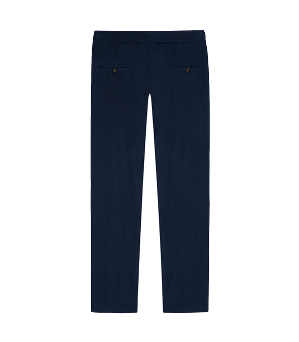Cayes Linen Storm Blue - Barthelemy