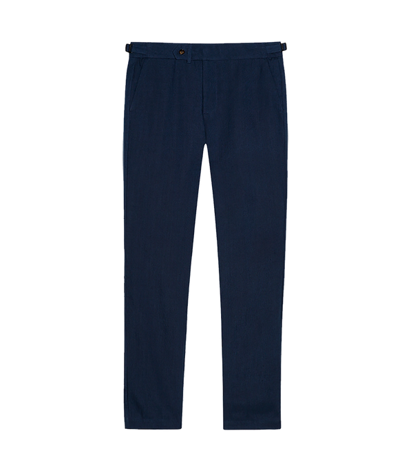 Cayes Linen Storm Blue - Barthelemy