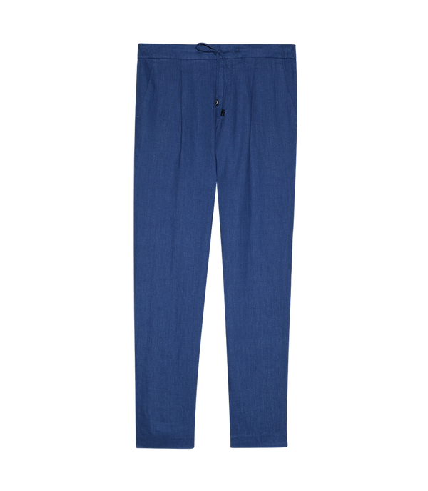 Corossol Linen Medium Blue - Barthelemy