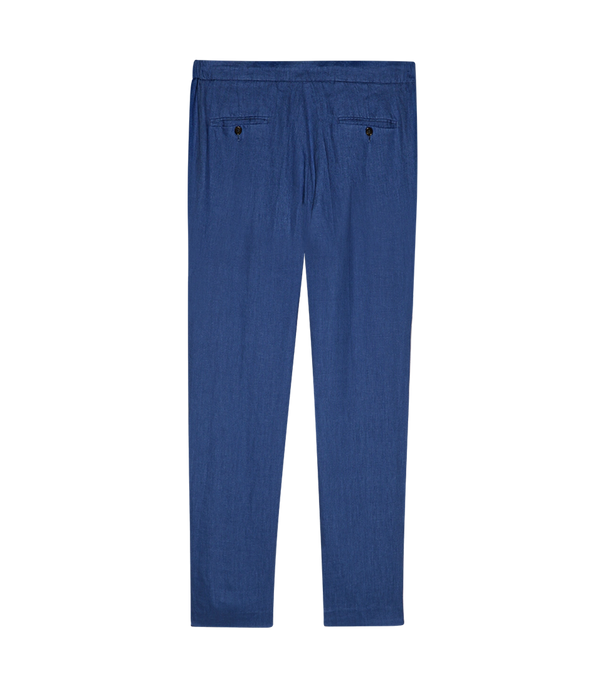 Corossol Linen Medium Blue - Barthelemy