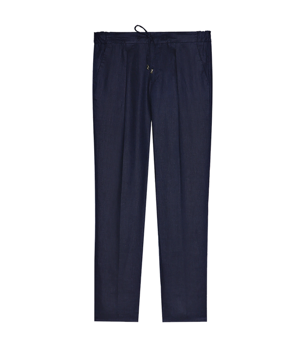 Corossol Linen Navy - Barthelemy