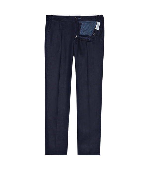 Corossol Linen Navy - Barthelemy