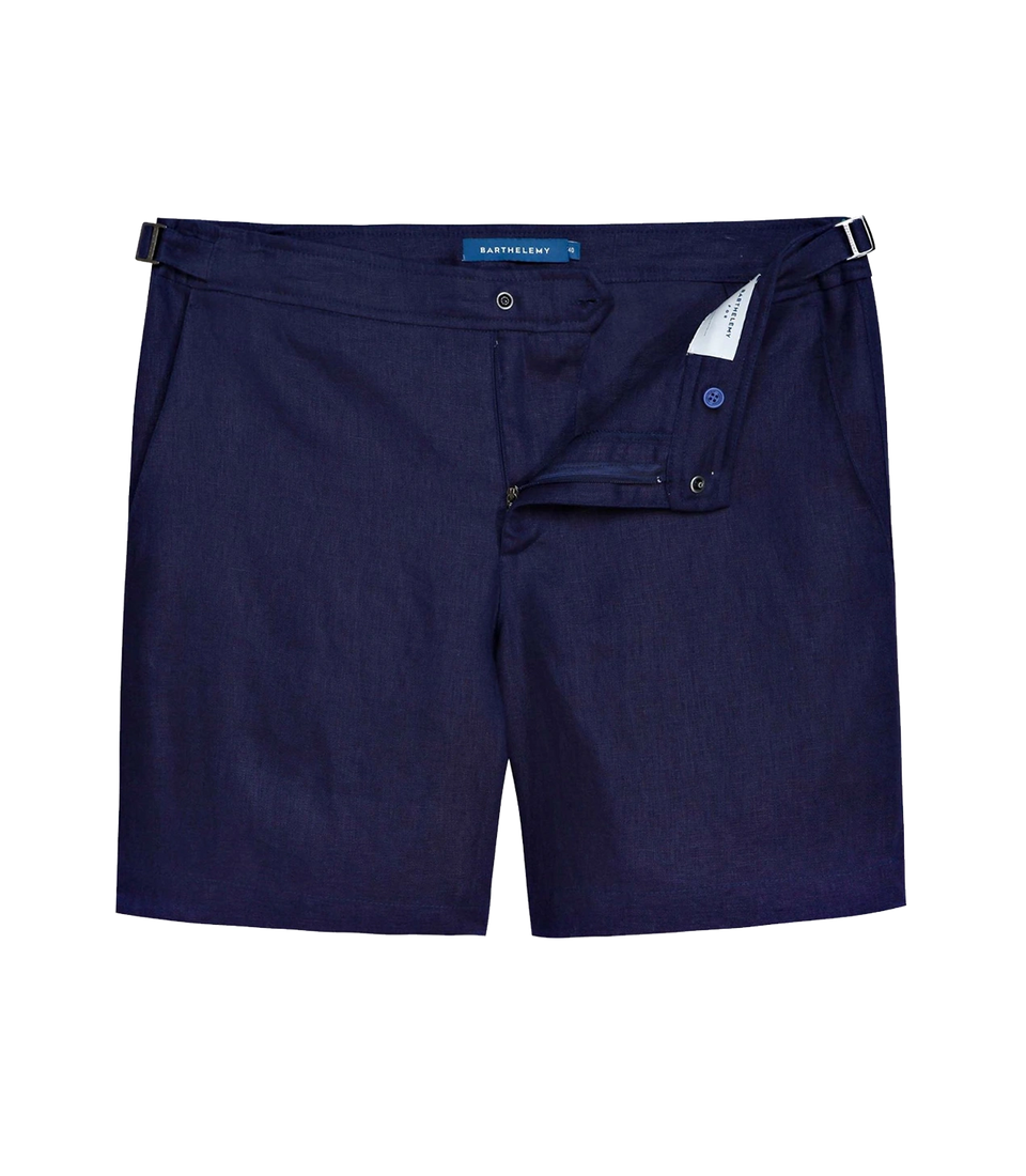 Lorient Linen Navy - Barthelemy
