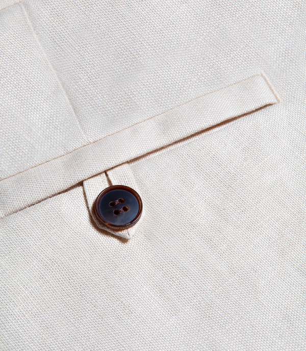 Cayes Linen Pants II Ivory - Barthelemy