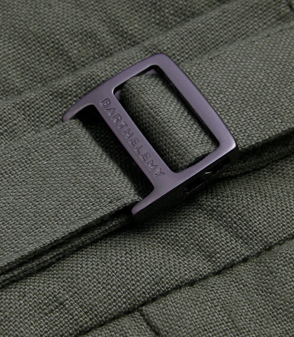 Cayes Linen Pants II Forest Green - Barthelemy