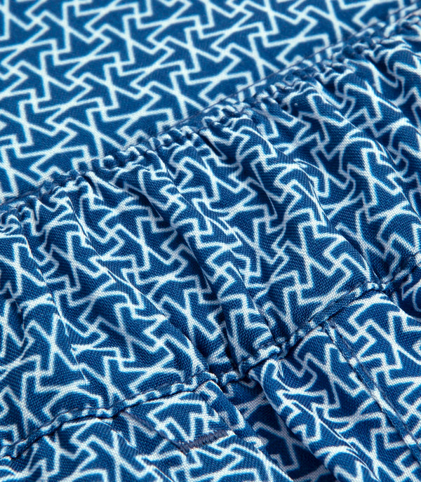 Gustavia Jumeirah White Medium Blue - Barthelemy