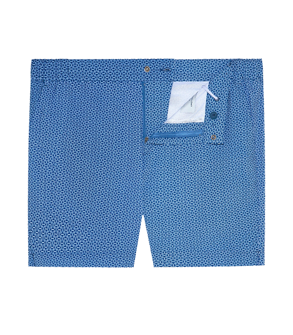 Gustavia Jumeirah White Medium Blue - Barthelemy