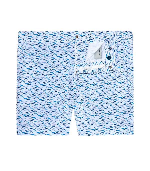 Gustavia Océan White Blue - Barthelemy