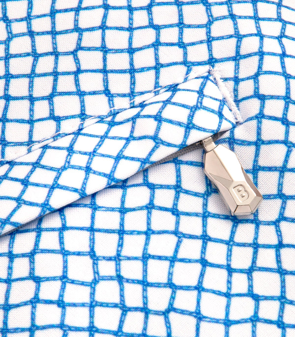 Gustavia Pêche White Blue - Barthelemy