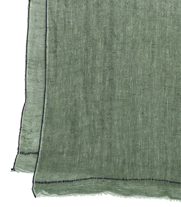 Brise Linen Scarf Light Green - Barthelemy