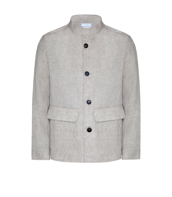 Flamands Linen Overshirt Natural