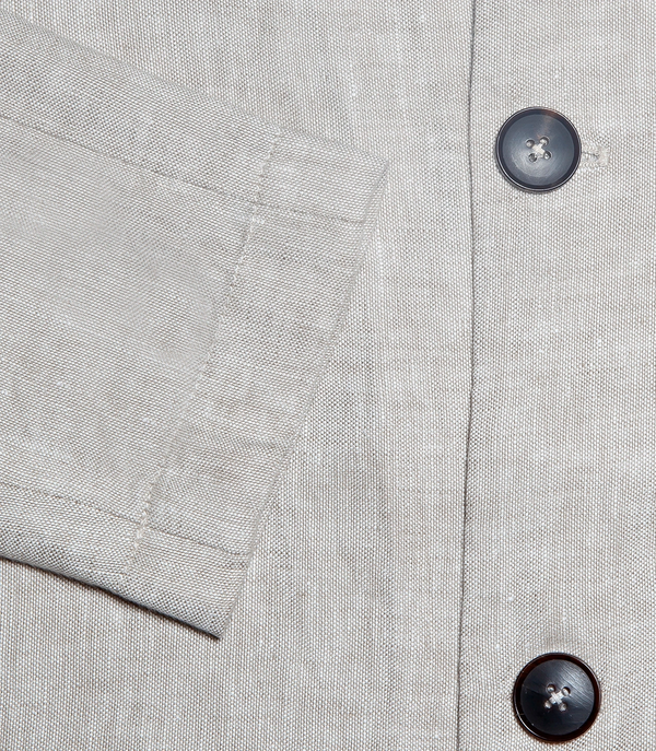 Flamands Linen Overshirt Natural