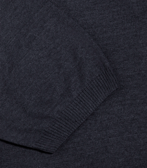 Rivage Knit Polo Titanium Grey - Barthelemy