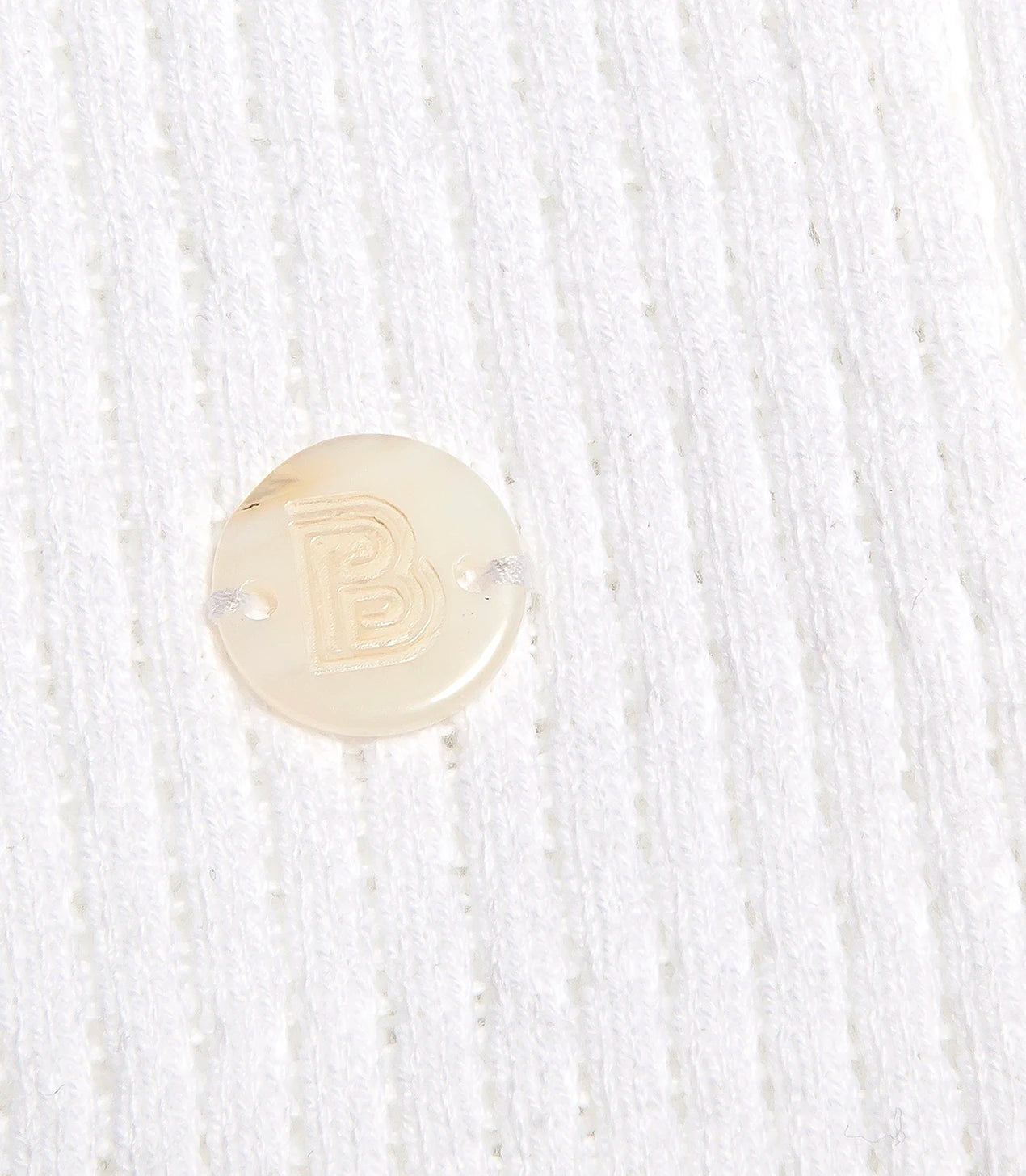 Rivage Knit Polo Waffle Macadamia - Barthelemy