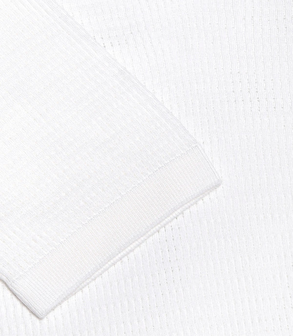 Rivage Knit Polo Waffle Macadamia - Barthelemy