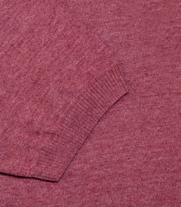 Rivage Knit Polo Wine - Barthelemy
