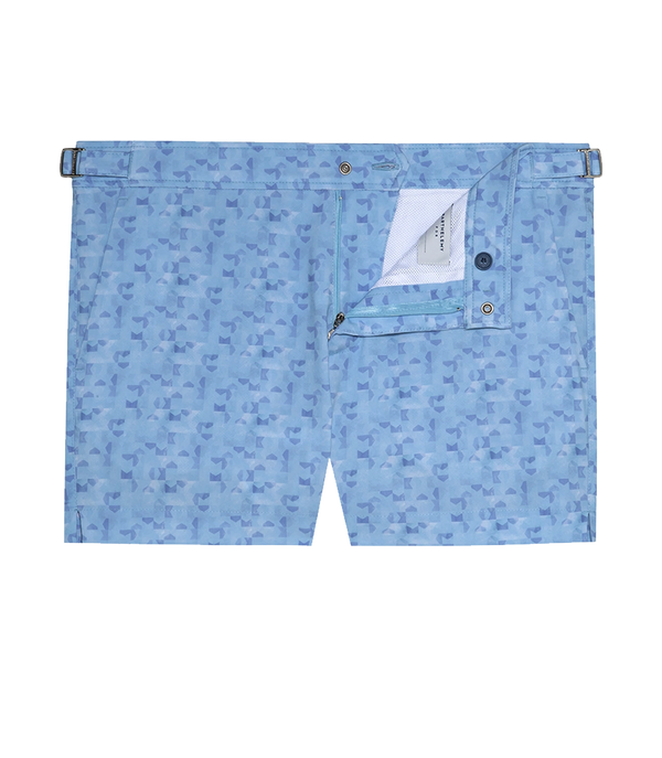 Saline Maree Camouflage Light Blue - Barthelemy
