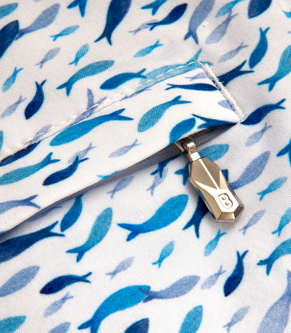 Gustavia Océan White Blue - Barthelemy