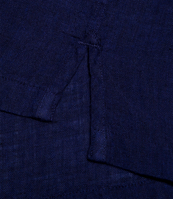 Voyage Linen Shirt Midnight Blue - Barthelemy