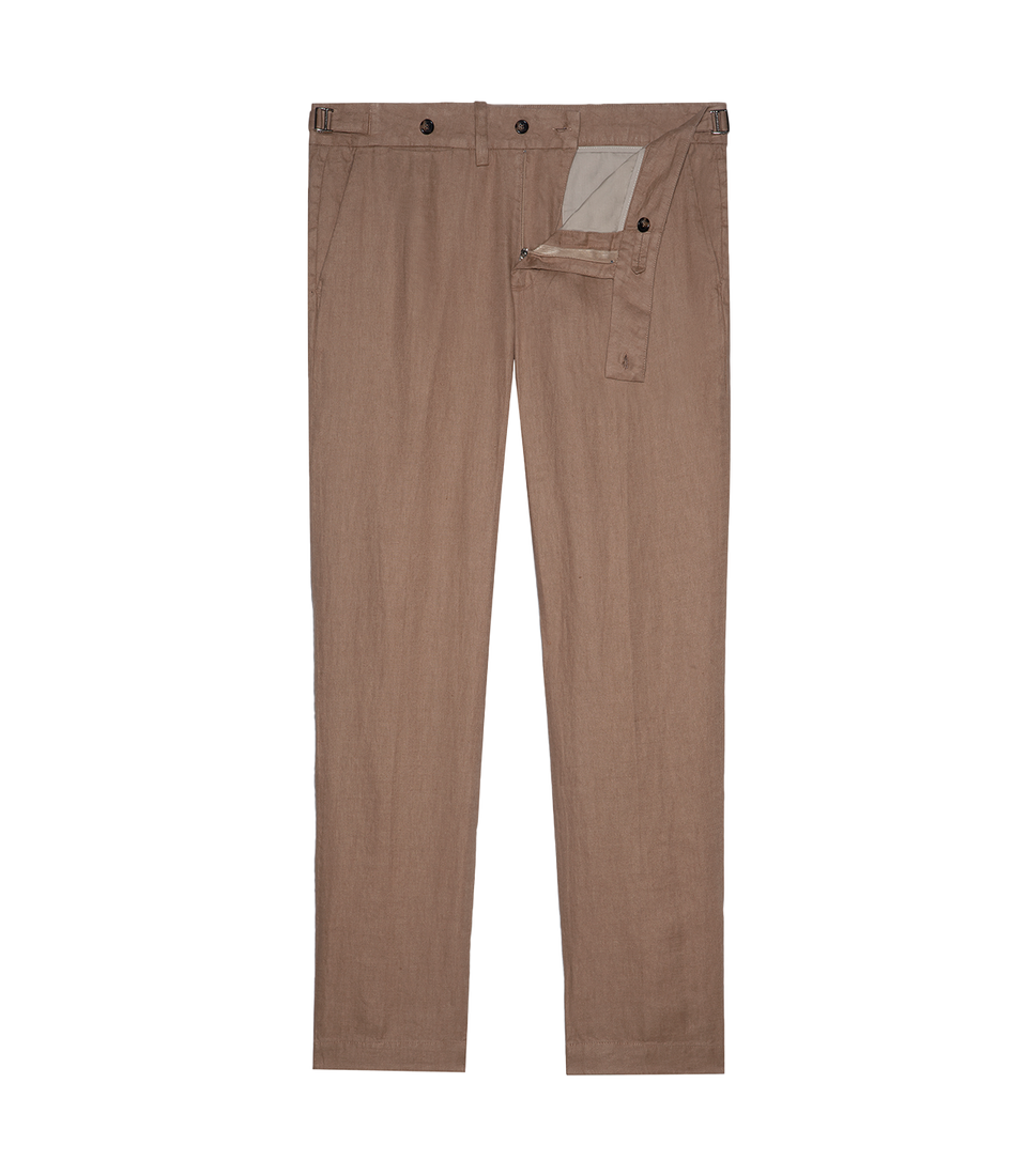 Cayes Linen Pants Amber - Barthelemy