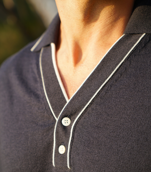 Polo Nautique Dark Blue - Barthelemy