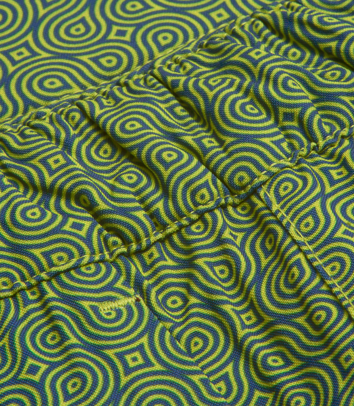 Gustavia Éternité Yellow Navy | Swim Shorts | Barthelemy Resortwear