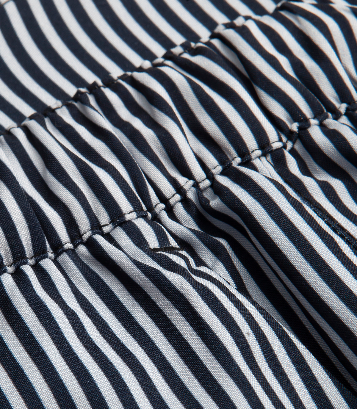 Gustavia Striped Black White | Swim Shorts | Barthelemy Resortwear
