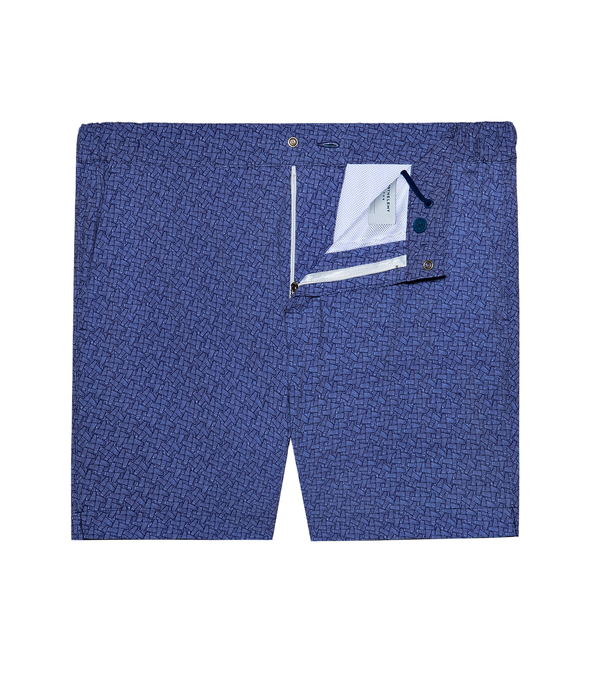 Gustavia Moulin Double Blue | Swim Shorts | Barthelemy Resortwear