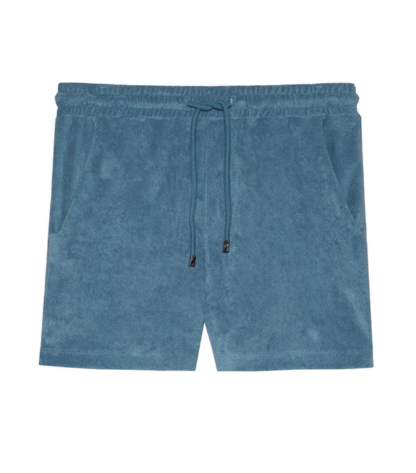 Shorts Towel Capri Blue