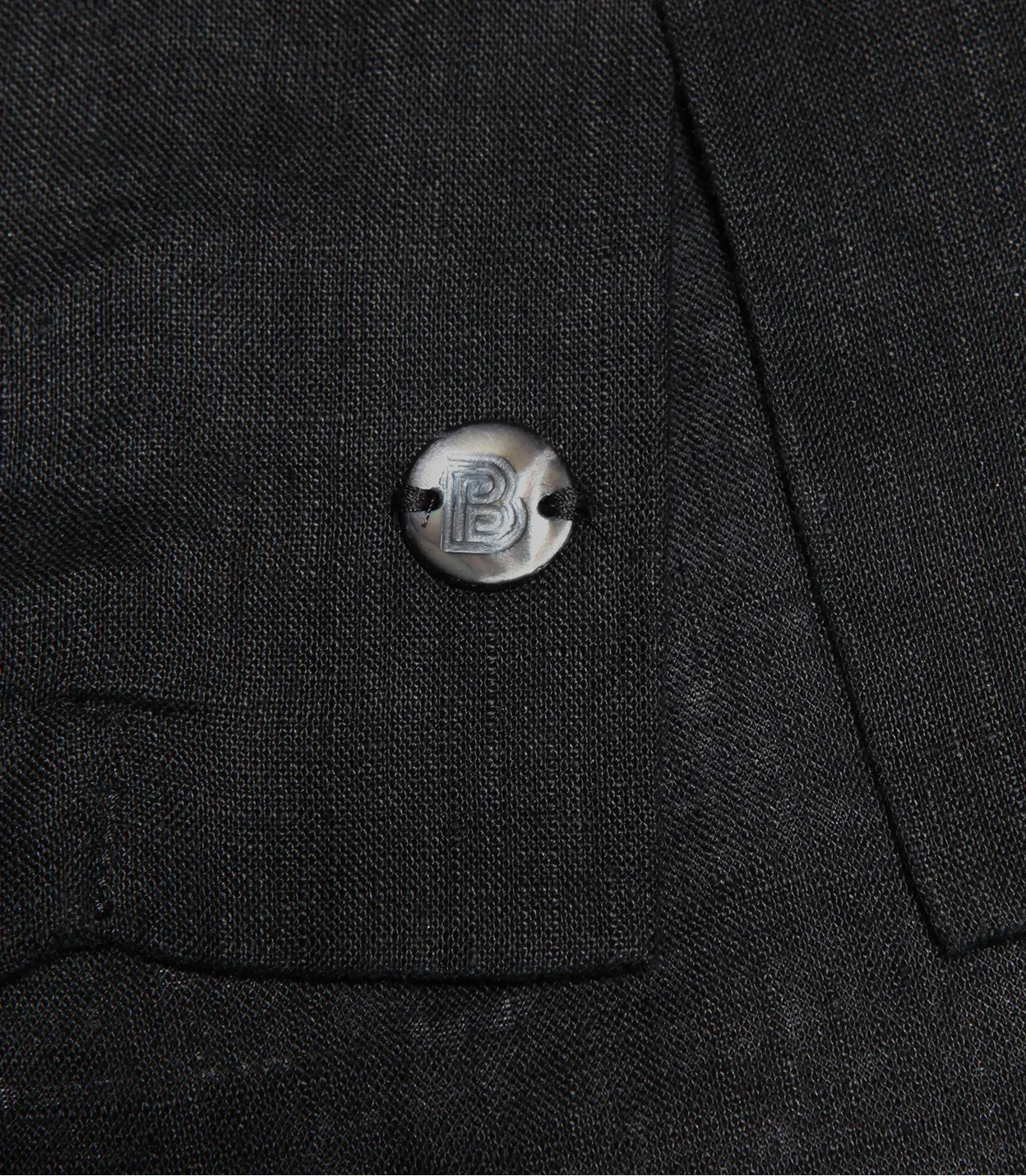 Voyage Linen Shirt Black - Barthelemy