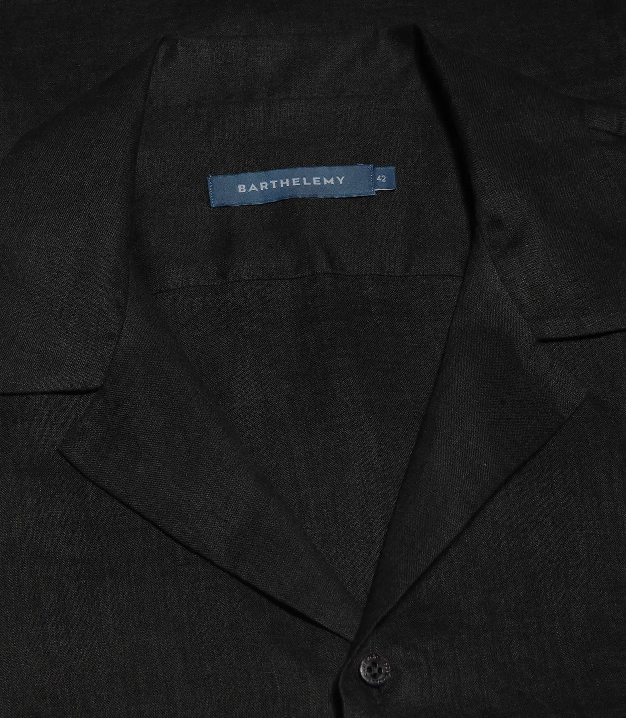 Voyage Linen Shirt Black - Barthelemy