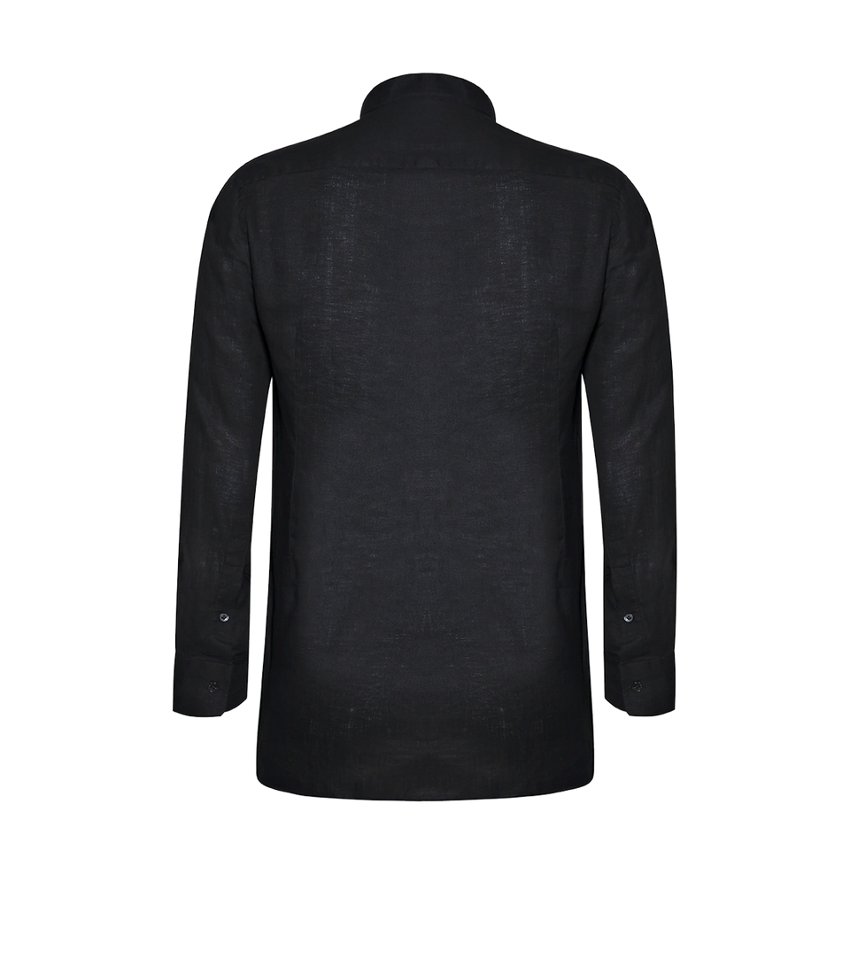 Mirage Linen Shirt Black