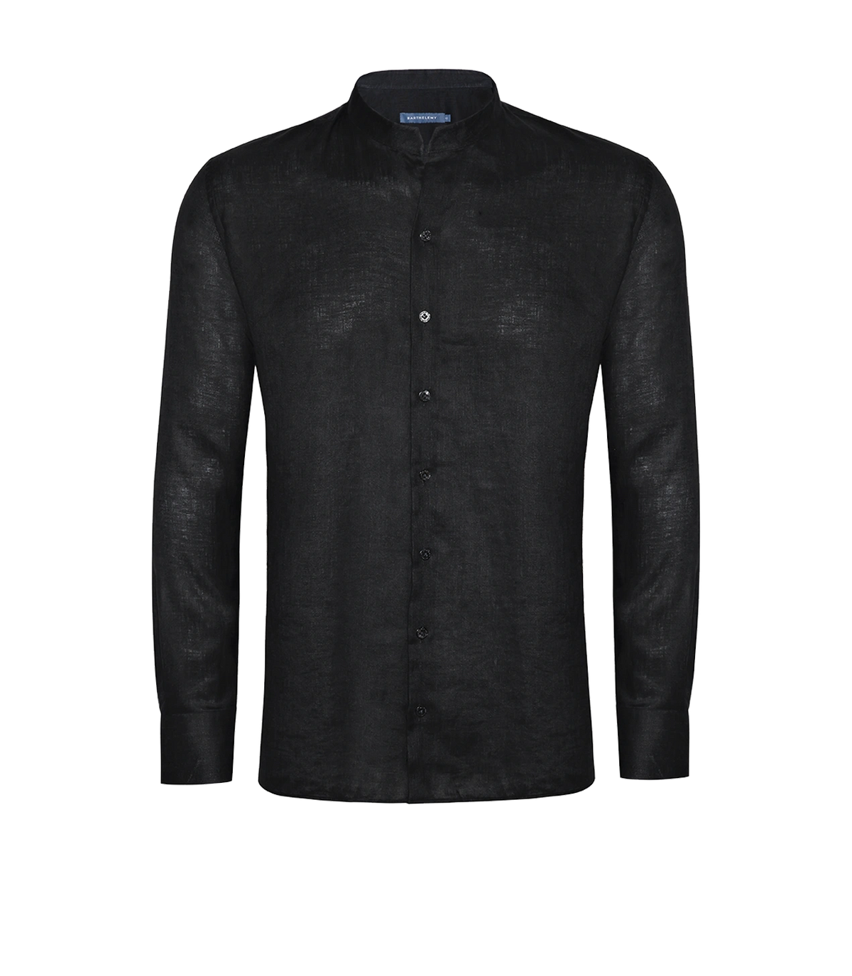 Mirage Linen Shirt Black - Barthelemy