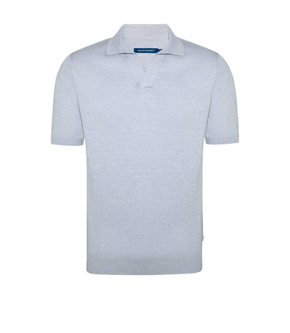 Rivage Knit Polo Light Blue | Polo | Barthelemy Resortwear