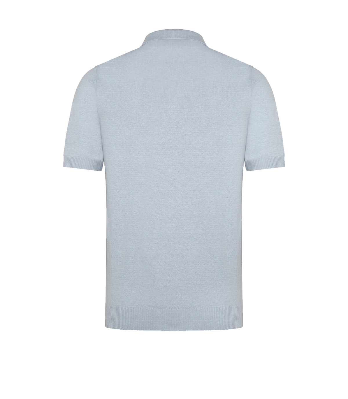 Rivage Knit Polo Light Blue - Barthelemy