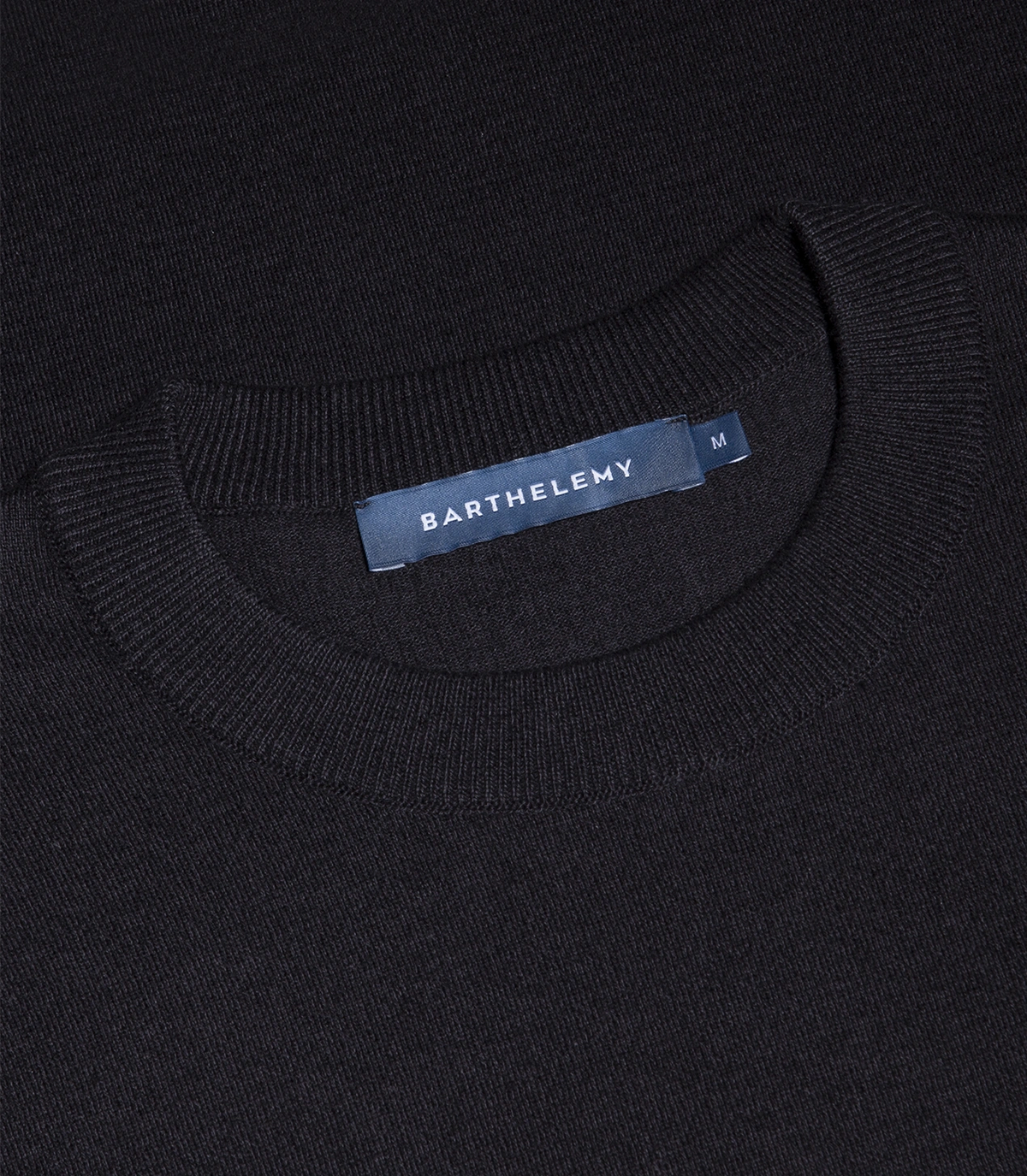 Rivage T-Shirt Black | T-Shirt Crew Neck | Barthelemy Resortwear