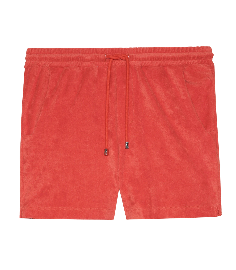 Shorts Towel Summer Orange