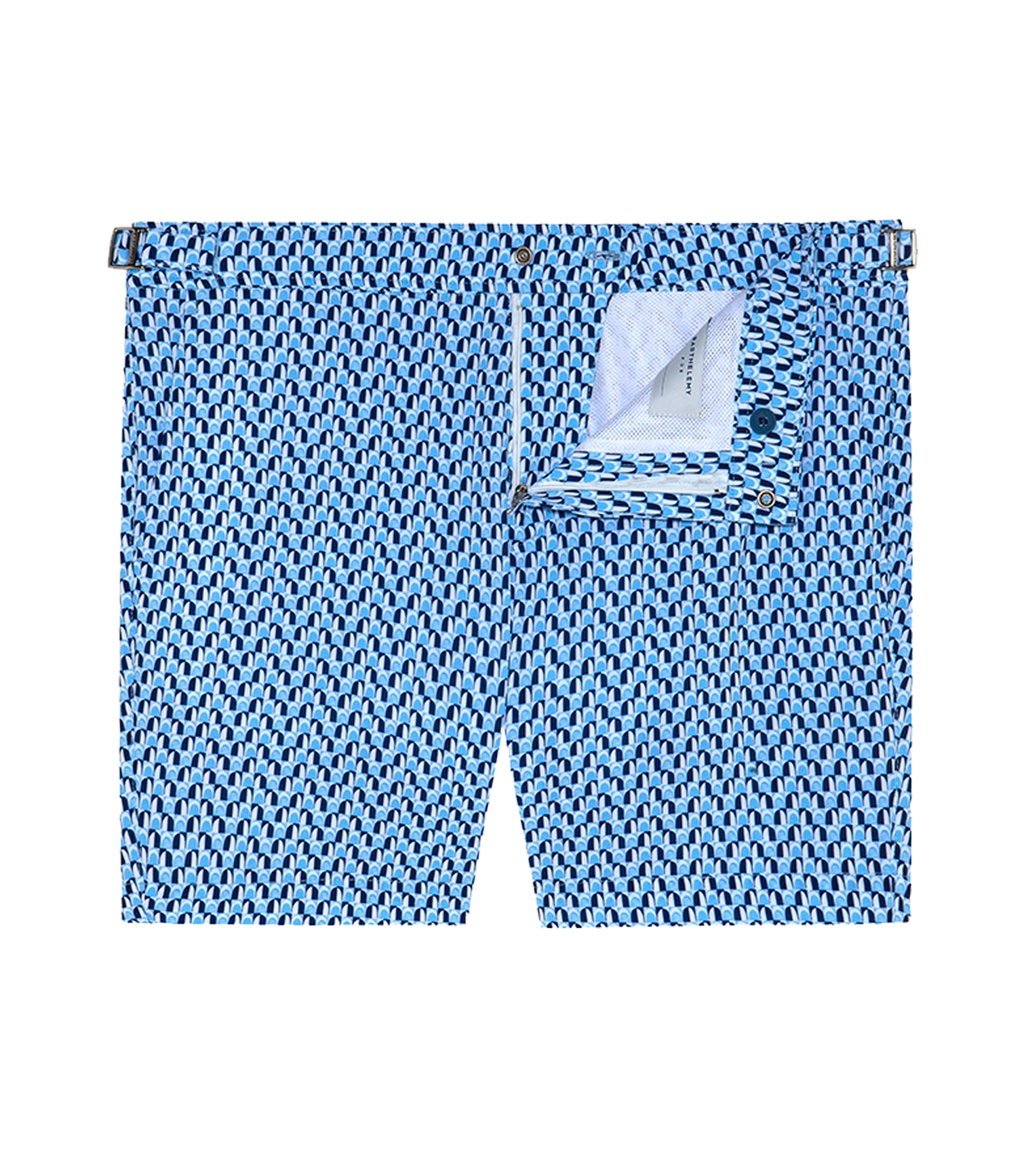 Saline Sport Arches Blue Black | Swim Shorts | Barthelemy Resortwear