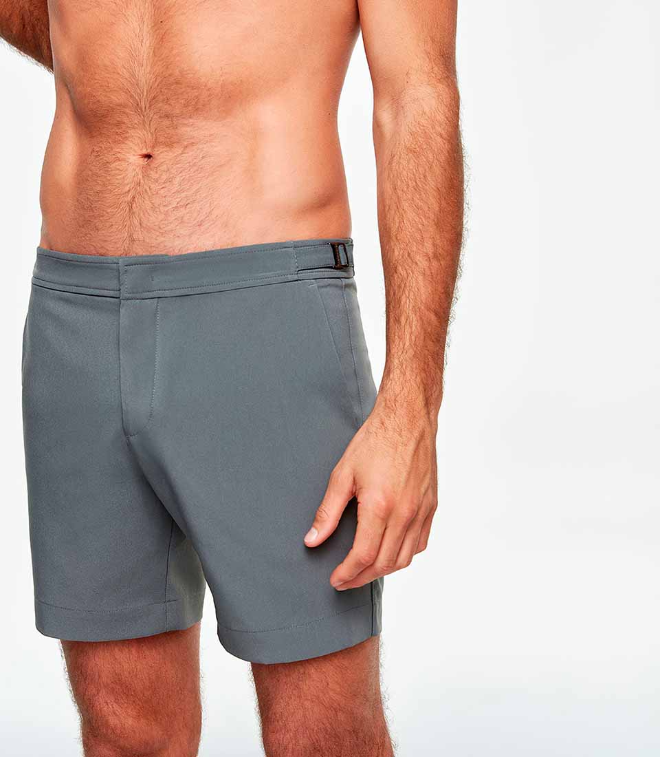 Saline Sport Storm Grey | Swim Shorts | Barthelemy Resortwear