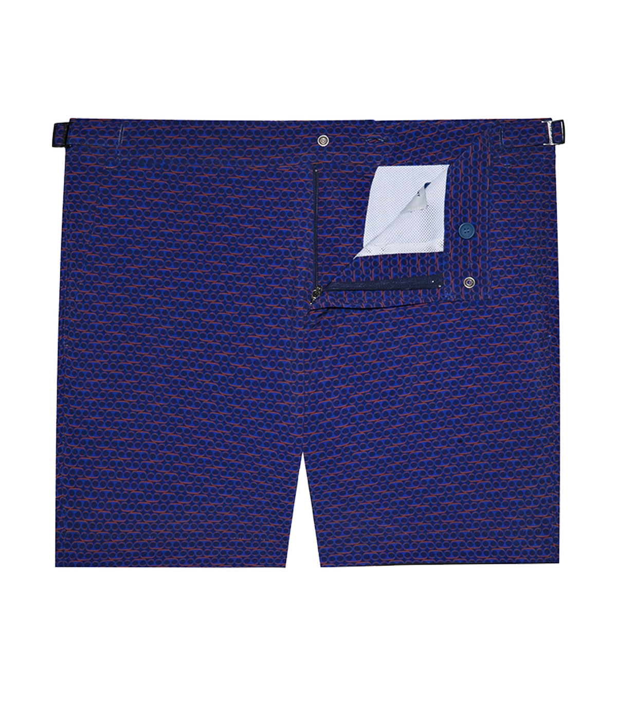 Saline Sport Lunettes Navy Orange | Swim Shorts | Barthelemy Resortwear