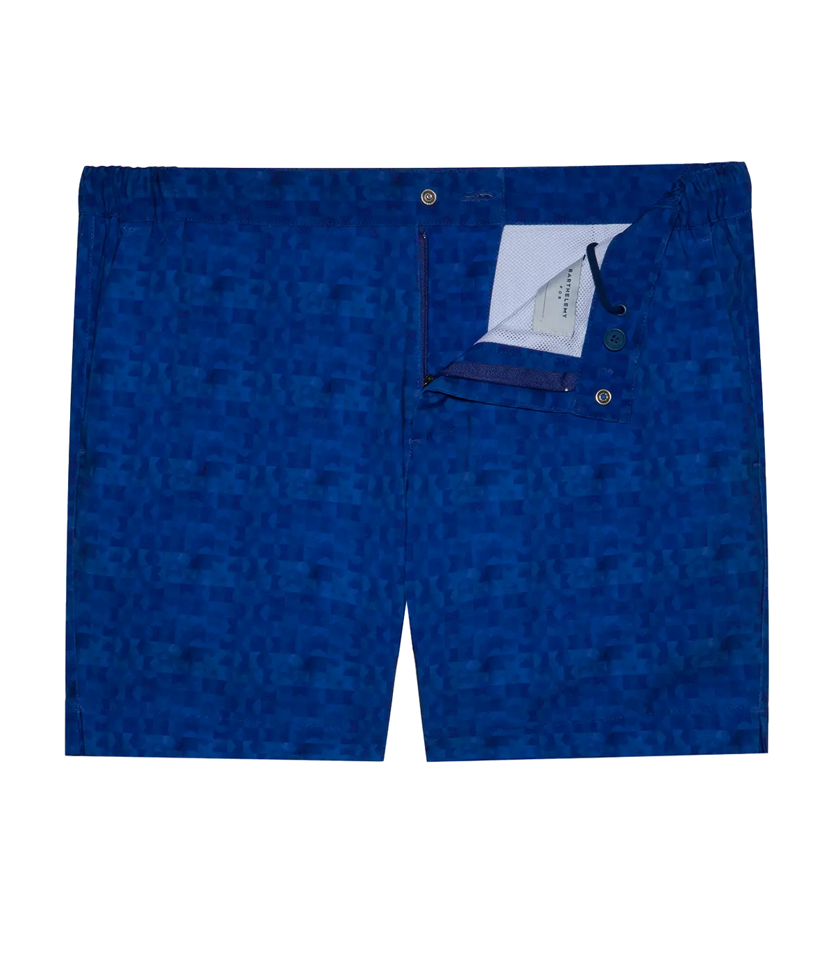 Gustavia Camouflage Medium Blue | Swim Shorts | Barthelemy Resortwear