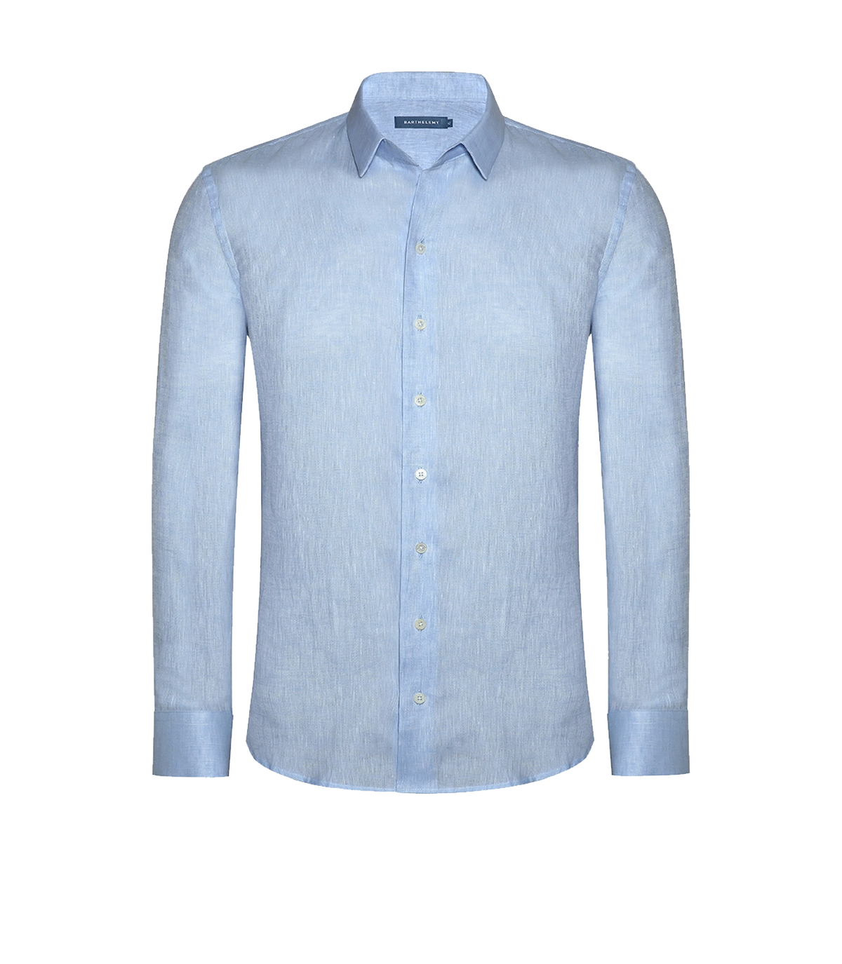 Tailored Linen Shirt Soft Blue | Linen Shirt | Barthelemy Resortwear